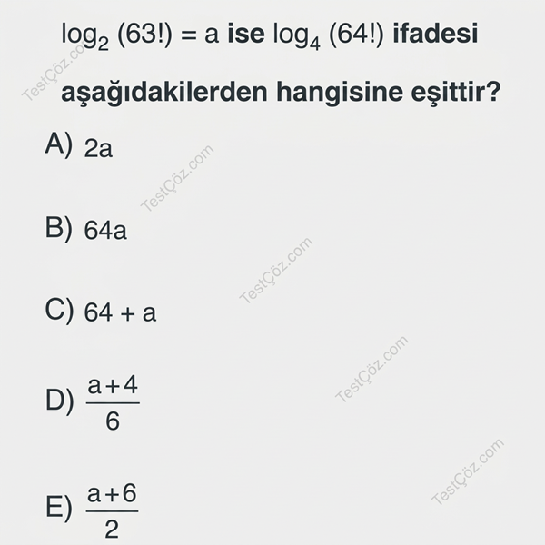 12. Sınıf Matematik Testi: Logaritma Kuralları ve Denklemler