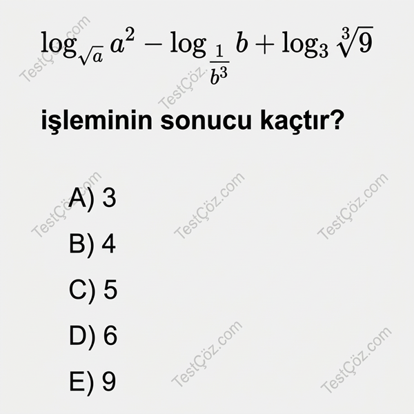 12. Sınıf Matematik Testi: Logaritma Kuralları ve Denklemler