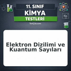 11. Sınıf Kimya Testi: Elektron Dizilimi ve Kuantum Sayıları