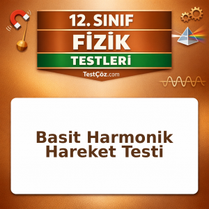 12. Sınıf Fizik Basit Harmonik Hareket Testi