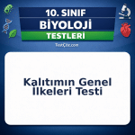 10. Sınıf Biyoloji Kalıtımın Genel İlkeleri Testi