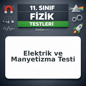 11. Sınıf Elektrik ve Manyetizma Testi