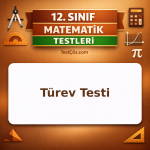 12. Sınıf Matematik Türev Testi