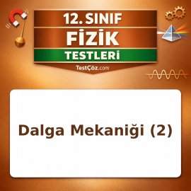 12. Sınıf Dalga Mekaniği 2: Yansıma, Kırılma, Kırınım ve Girişim Testi