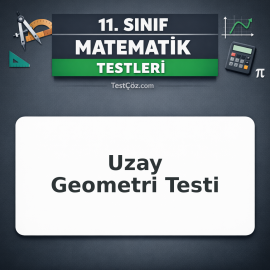 11. Sınıf Matematik Uzay Geometri Testi