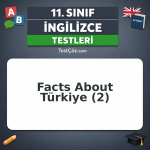11. Sınıf İngilizce Facts About Türkiye 2: Passive Voice, Landmarks ve Reading Testi