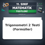 11. Sınıf Matematik Trigonometri 2: Toplam-Fark, Çift Açı, Yarım Açı ve Trigonometrik Denklemler Testi