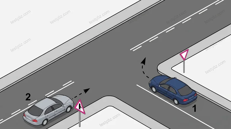 2 numaralı aracın yapması gereken davranış (varyant 5)