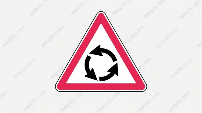 Trafik işareti — sürücüye anlamı bildirim (varyant 3)