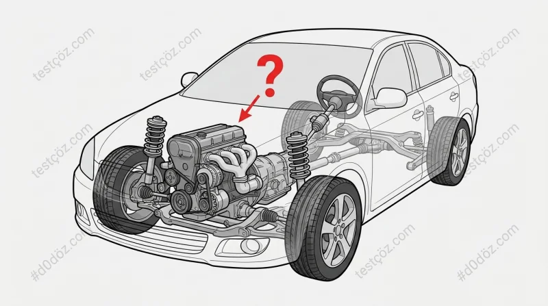 Motor — aracın hareketi için gerekli gücü sağlayan parça diyagramı