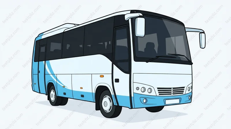 Otobüs aracı — yerleşim yeri içindeki azami hız soru görseli