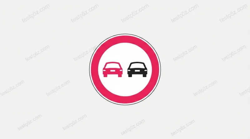 Trafik işareti — sürücüye bildirim (varyant)