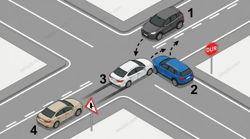 Trafik kazasında asli kusurlu olan araç (varyant 3)