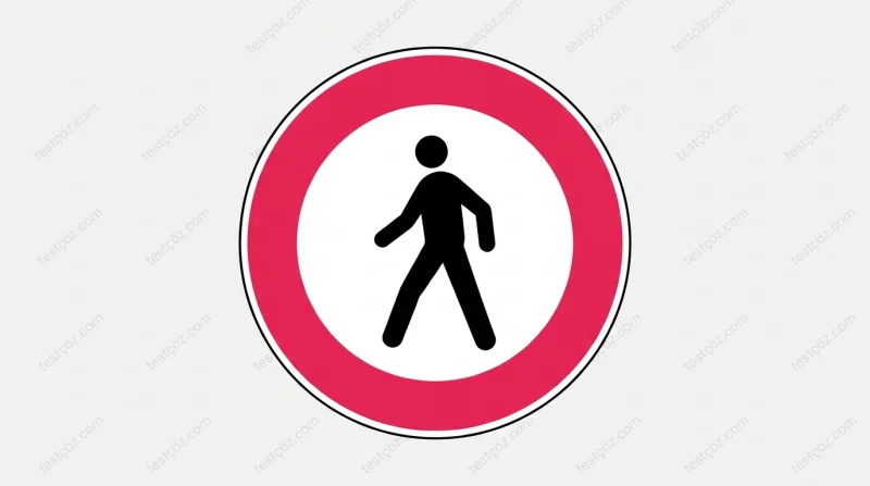 Üçgen trafik işareti — anlamı bildirim (varyant 2)