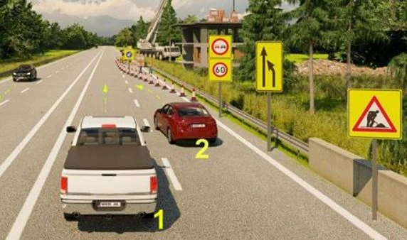 Yol çalışmasında doğru davranış — yol sahnesi diyagramı