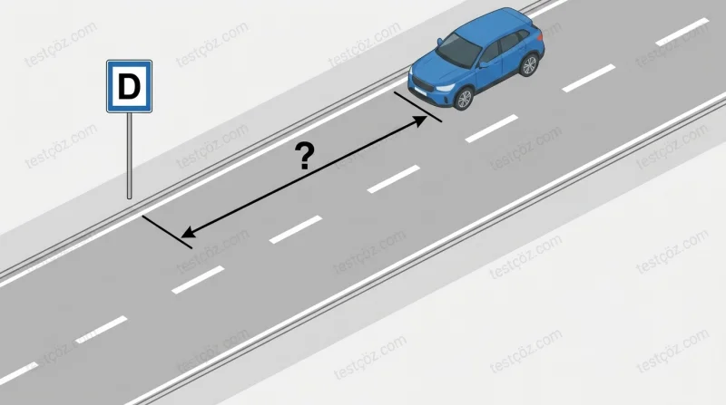 Kamu hizmeti yapan yolcu taşıtı durağı park mesafesi — yol sahnesi (varyant)