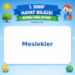 1. Sınıf Hayat Bilgisi Meslekler Konu Anlatımı - testçöz.com