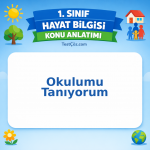 1. Sınıf Hayat Bilgisi Okulumu Tanıyorum Konu Anlatımı - testçöz.com