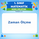 1. Sınıf Matematik Zaman Ölçme Konu Anlatımı - testçöz.com