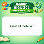 2. Sınıf İngilizce Genel Tekrar Konu Anlatımı - testçöz.com
