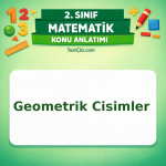 2. Sınıf Matematik Geometrik Cisimler Konu Anlatımı - testçöz.com
