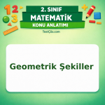 2. Sınıf Matematik Geometrik Şekiller Konu Anlatımı - testçöz.com