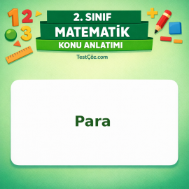 2. Sınıf Matematik Para Konu Anlatımı - testçöz.com