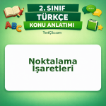 2. Sınıf Türkçe Noktalama İşaretleri Konu Anlatımı - testçöz.com