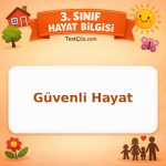 3. Sınıf Hayat Bilgisi Güvenli Hayat Testi - testçöz.com