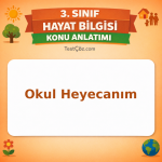 3. Sınıf Hayat Bilgisi Okul Heyecanım Konu Anlatımı - testçöz.com