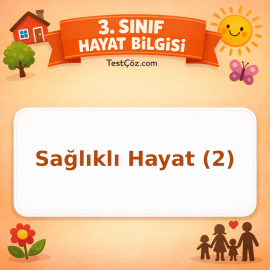 3. Sınıf Hayat Bilgisi Sağlıklı Hayat (2) Testi - testçöz.com