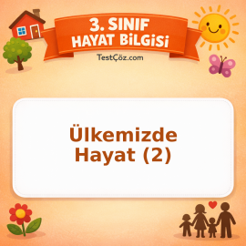 3. Sınıf Hayat Bilgisi Ülkemizde Hayat (2) Testi - testçöz.com