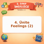 3. Sınıf İngilizce 4. Ünite Feelings (2) Testi - testçöz.com