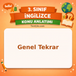 3. Sınıf İngilizce Genel Tekrar Konu Anlatımı - testçöz.com