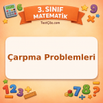 3. Sınıf Matematik Çarpma Problemleri Testi - testçöz.com