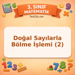 3. Sınıf Matematik Doğal Sayılarla Bölme İşlemi (2) Testi - testçöz.com