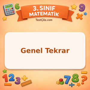 3. Sınıf Matematik Genel Tekrar Testi - testçöz.com
