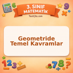 3. Sınıf Matematik Geometride Temel Kavramlar Testi - testçöz.com