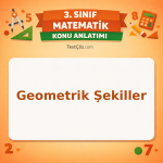 3. Sınıf Matematik Geometrik Şekiller Konu Anlatımı - testçöz.com