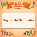 3. Sınıf Matematik Sayılarda Örüntüler Testi - testçöz.com