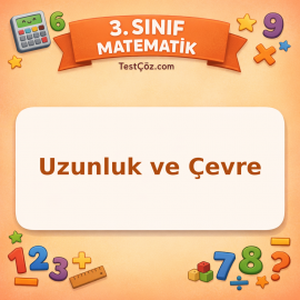 3. Sınıf Matematik Uzunluk ve Çevre Testi - testçöz.com