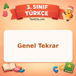 3. Sınıf Türkçe Genel Tekrar Testi - testçöz.com
