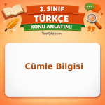 3. Sınıf Türkçe Cümle Bilgisi Konu Anlatımı - testçöz.com
