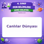4. Sınıf Fen Bilimleri Canlılar Dünyası Konu Anlatımı - testçöz.com