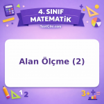 4. Sınıf Matematik Alan Ölçme (2) Testi - testçöz.com
