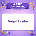 4. Sınıf Matematik Doğal Sayılar Testi - testçöz.com