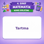 4. Sınıf Matematik Tartma Konu Anlatımı - testçöz.com