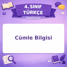 4. Sınıf Türkçe Cümle Bilgisi Testi - testçöz.com