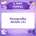 4. Sınıf Türkçe Paragrafta Anlam (2) Testi - testçöz.com