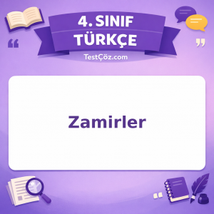 4. Sınıf Türkçe Zamirler Testi - testçöz.com